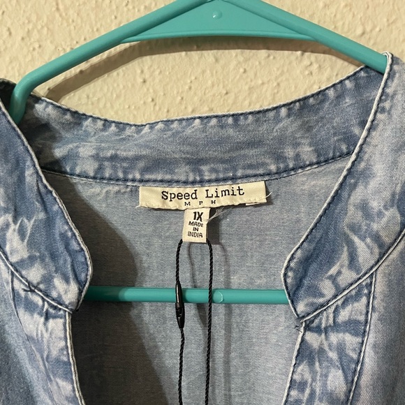 Speed Limit Denim Shirt Dress - Picture 3 of 7